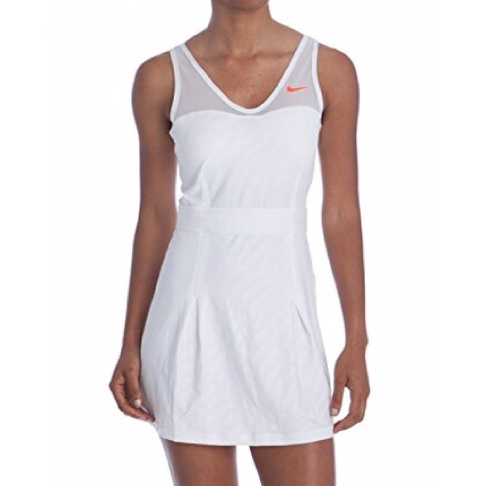 Nike Court Tennis Dress Wimbledon White